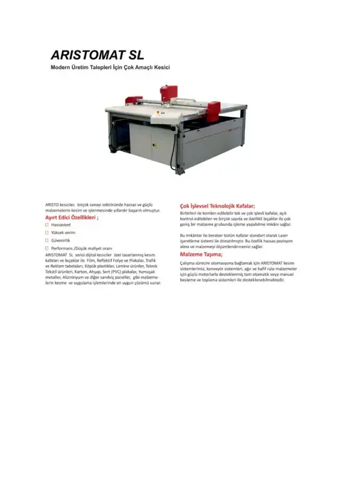 ARISTO ARISTOMAT SL Universal Cutter görsel 3