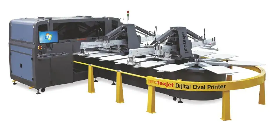 Dijital Oval Printer - Direkt Kumaş ve Bayrak Baskı Makineleri