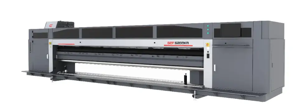 Gongzheng GZF5200KM - Rulodan Ruloya UV Baskı Makineleri