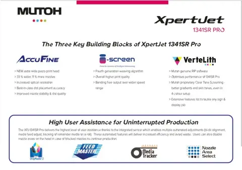 Mutoh XpertJet 1341SR Pro görsel 2