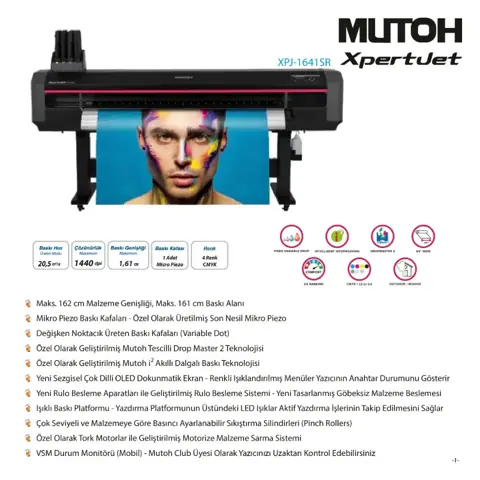 Mutoh XpertJet XPJ-1642SR görsel 2